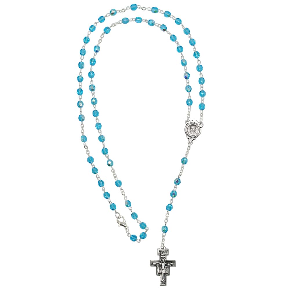Amazon | Vatican Imports クリスタルローマ教皇フランシス ロザリオ
